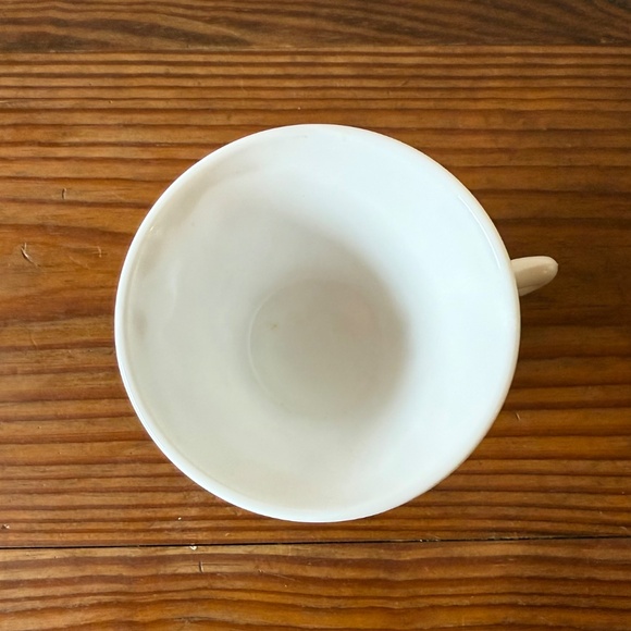 Vintage Indiana Glass Milk Glass Punch Cup – Grape and Leaf Pattern - Picture 6 of 12